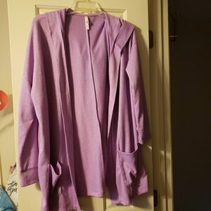 NWOT Lularoe Cozy Collection Purple Mackenzie Size XL